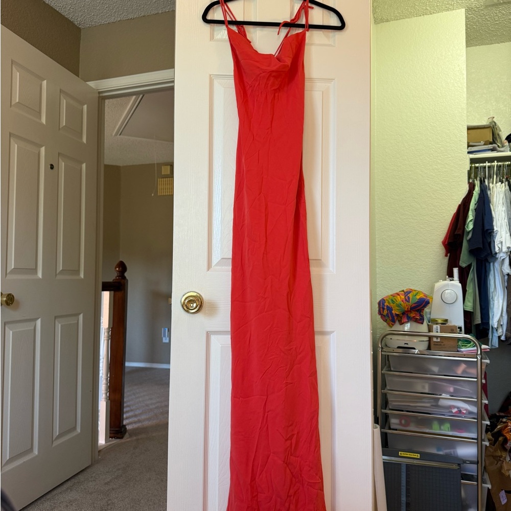 Joseph Vibrant Red 100% silk  Dress